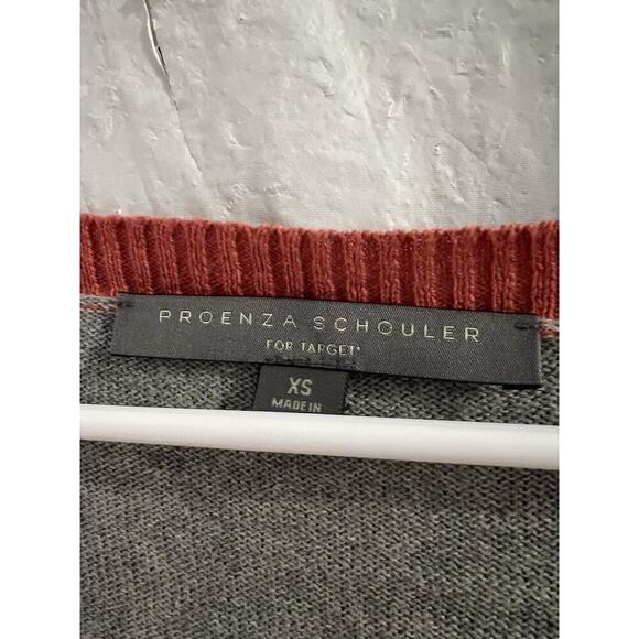 Proenza Shoulder X Target Gray Rose Cashmere Blend Cardigan Sz Xs - Picture 3 of 6